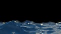 Closeup of beautiful clear deep blue turquoise sea ocean water surface with ripples and waves isolated on seascape black