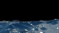 Closeup of beautiful clear deep blue turquoise sea ocean water surface with ripples and waves isolated on seascape black