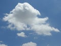 Beautiful heavens white cloud with blue sky background