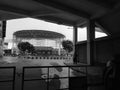 Closeup of Beautiful International Level Entrance Construction in the Yeshwanthpur Railway Station