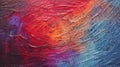Closeup Of Beautiful Multicolored Fingerprint On Textured Background