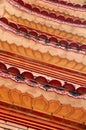 Closeup of roofline architectural details of the Tran Quoc Pagoda, Hanoi, Vietnam Royalty Free Stock Photo