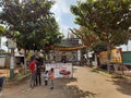 Closeup of beautiful view of South Shiradi Shri Sai Temple and Datta Peeta, Vaddarahalli