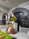 Closeup of beautiful view of South Shiradi Shri Sai Temple and Datta Peeta, Vaddarahalli