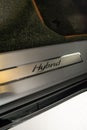 Closeup of Bentley Bentayga Hybrid Door Sill