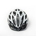 Closeup of a bicycle safety helmet isolated on white background, Ai Generated