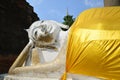 Closeup big statue buddha Royalty Free Stock Photo