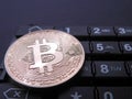 Bitcoin on top of numeric keyboard