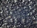 Closeup of black gunpowder Royalty Free Stock Photo