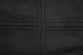 Closeup black leather texture for background and design Royalty Free Stock Photo