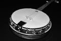 Black and white photo of banjo Royalty Free Stock Photo