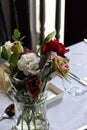 Closeup of blooming bouquet of roses Royalty Free Stock Photo