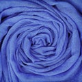 Closeup of blue draped fabric