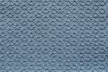 Closeup of blue embroidered fabric Royalty Free Stock Photo