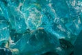 Abstract Closeup of Blue Glass Royalty Free Stock Photo