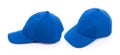 Blue hat isolated on white background