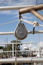 Closeup of Boat Pulley