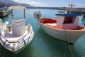 Closeup Boats in Cetraro, Calabria, Italy, Europe Italy Coast. Harbor With Boats, Yachts, Clear Water of the Tyrrhenian Sea