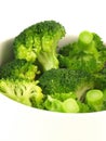 Broccoli, closeup, isolated Royalty Free Stock Photo