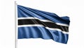 Closeup Botswana Flag