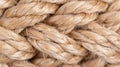 Closeup of braided straw or rope texture Royalty Free Stock Photo