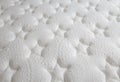 Closeup of brand new clean texture white surface mattress