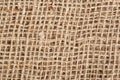 Closeup brown burlap background