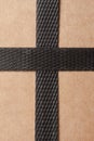 Cardboard with strapping Royalty Free Stock Photo
