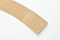 closeup brown paper cardboard texture on white background Royalty Free Stock Photo