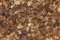 Closeup of brown sugar