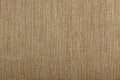 Closeup of brown textured surface, burlap texture background. Royalty Free Stock Photo