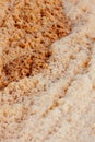 Closeup of brownish fluffy foam, perfect for wallpapers