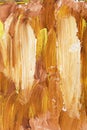 Closeup of brush-strokes of an an oilpainting Royalty Free Stock Photo