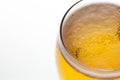 Closeup bubble glass of beer Royalty Free Stock Photo