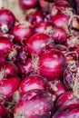 Closeup of bunch of onions Royalty Free Stock Photo