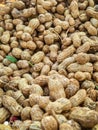 Closeup of bunch of peanuts Royalty Free Stock Photo
