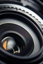 CloseUp of a Camera Lens Royalty Free Stock Photo