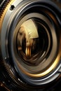 CloseUp of a Camera Lens Royalty Free Stock Photo