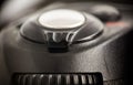 Closeup on camera mode selection dial Royalty Free Stock Photo