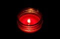 CLOSEUP CAPTURE OF RED COLORED CANDLE