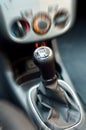 Car gear lever Royalty Free Stock Photo