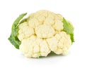 Cauliflower isolated on white background Royalty Free Stock Photo