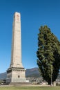 Closeup of Cenotaph war memorial in Hobart, Australia. Royalty Free Stock Photo