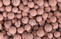 Closeup of ceramic balls called hydroball