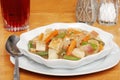 Closeup chicken stew Royalty Free Stock Photo