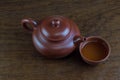 Closeup china tea pot Royalty Free Stock Photo