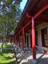 Closeup of old building of early 20th century Royalty Free Stock Photo