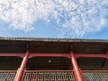 Closeup of old building of early 20th century Royalty Free Stock Photo