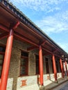 Closeup of old building of early 20th century Royalty Free Stock Photo