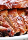 Closeup of Chinese style roasted duck Royalty Free Stock Photo